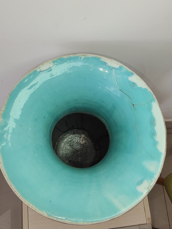 古玩陶瓷45cm~晚清(精品)?粉彩滿工博古花鳥紋瓶拍賣,當前價格0元