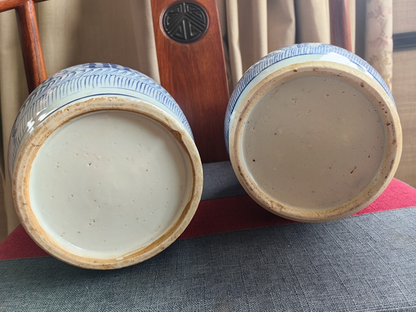古玩陶瓷纏枝花囍字紋青花瓶拍賣,當前價格12600元
