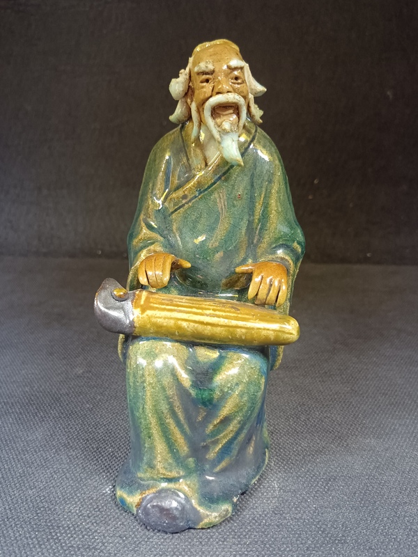 古玩轉(zhuǎn)賣(mài)(全美品)民國(guó)時(shí)期石灣窯公仔人物泥塑陶瓷人物雕塑陶瓷擺件-1拍賣(mài),當(dāng)前價(jià)格0元