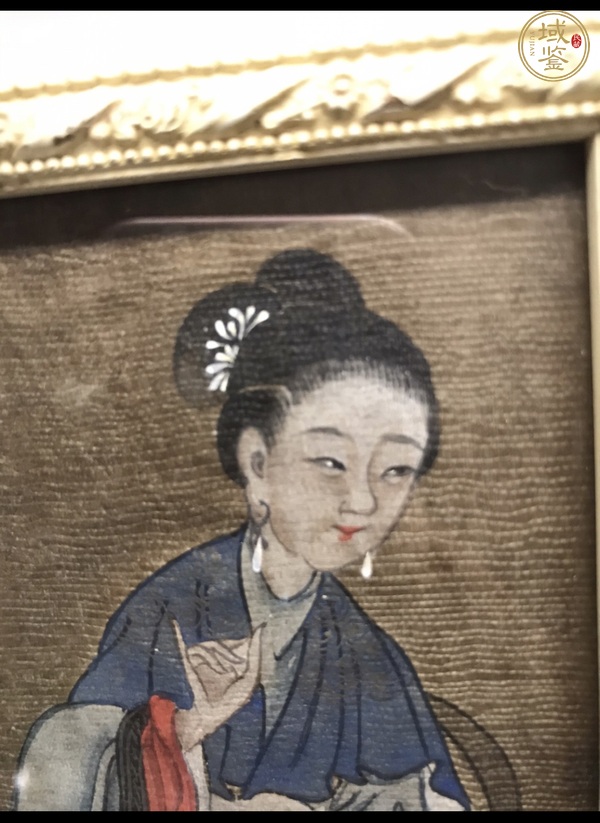 古玩字畫(huà)佚名人物真品鑒賞圖