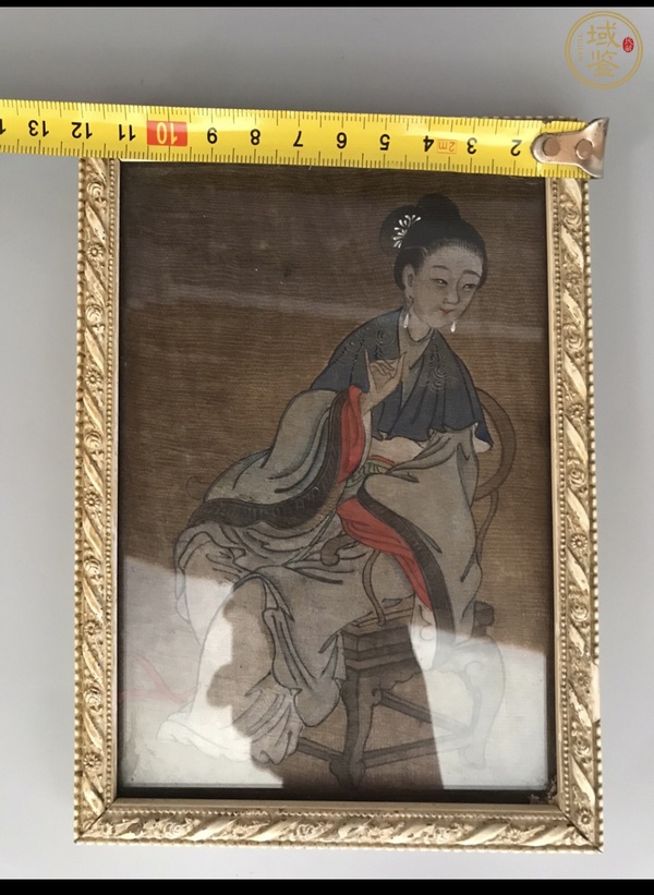 古玩字畫(huà)佚名人物真品鑒賞圖