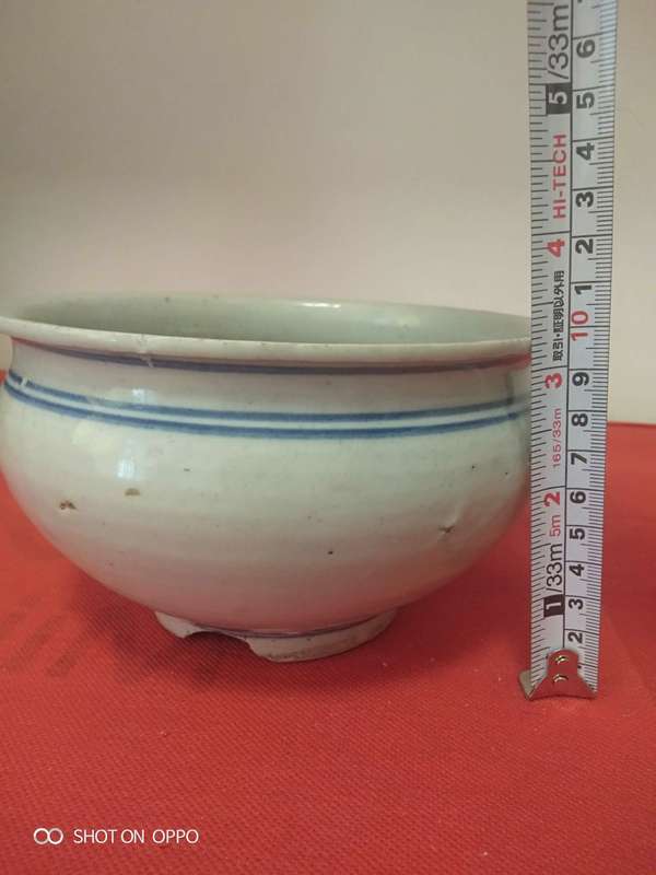 古玩陶瓷青花花卉紋香爐拍賣,當前價格865元