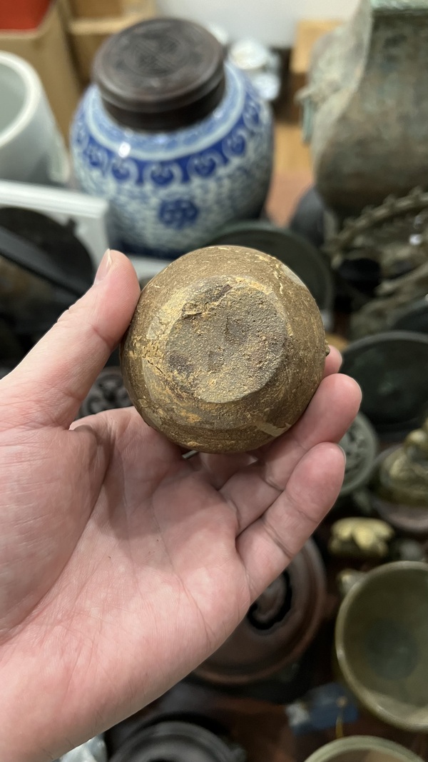 古玩陶瓷宋元褐釉罐拍賣,當前價格199元