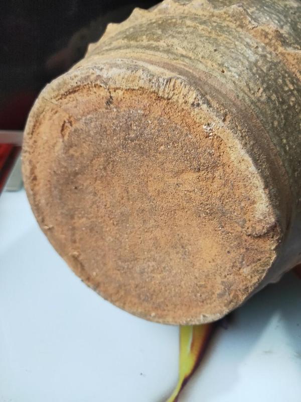 古玩陶瓷青釉貼塑水波紋蓋罐拍賣,當前價格980元