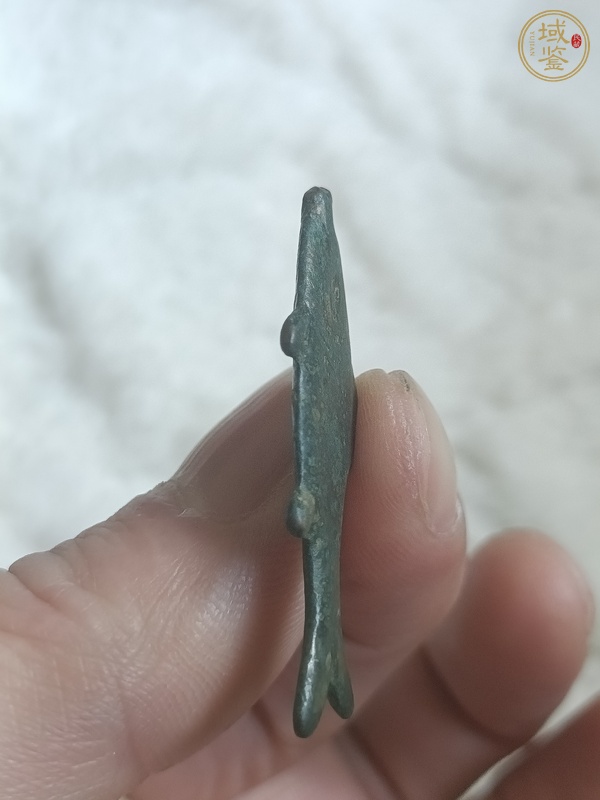 古玩銅器遼金青銅魚真品鑒賞圖