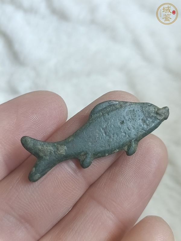 古玩銅器遼金青銅魚真品鑒賞圖