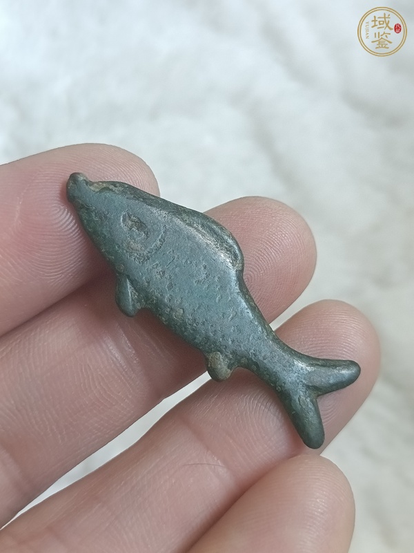 古玩銅器遼金青銅魚真品鑒賞圖