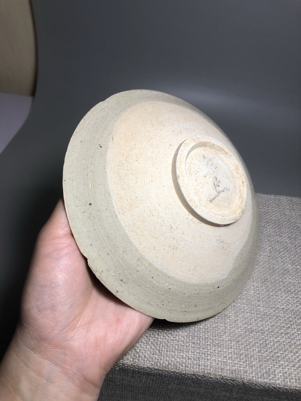 古玩陶瓷青白釉葵口盤拍賣,當前價格352元
