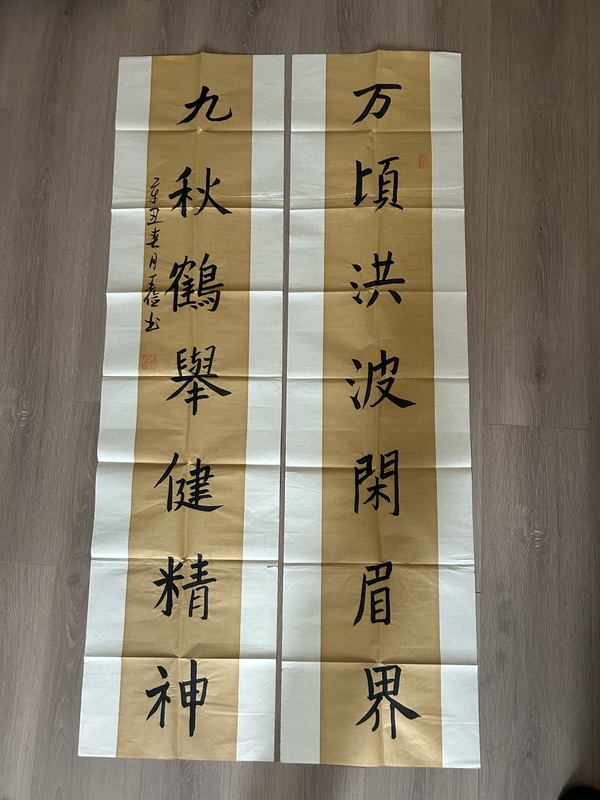 古玩轉(zhuǎn)賣王儉《書法》對(duì)聯(lián)拍賣，當(dāng)前價(jià)格4788元