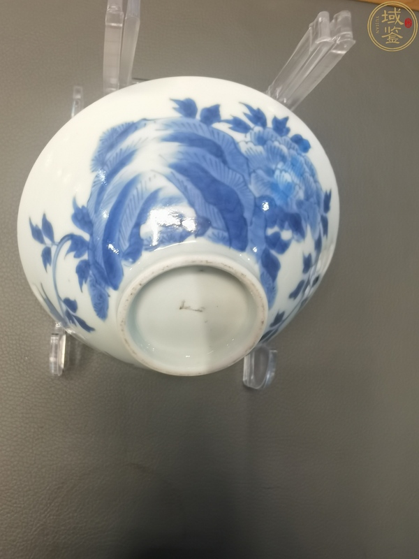 古玩陶瓷青花花鳥斗笠碗拍賣,當前價格198元