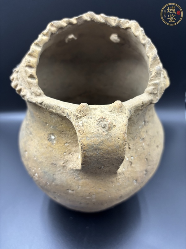古玩陶瓷文化期·鸮面陶罐真品鑒賞圖