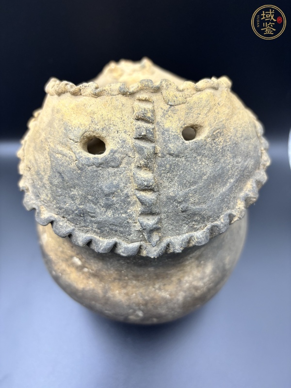 古玩文化期·鸮面陶罐真品鑒賞圖