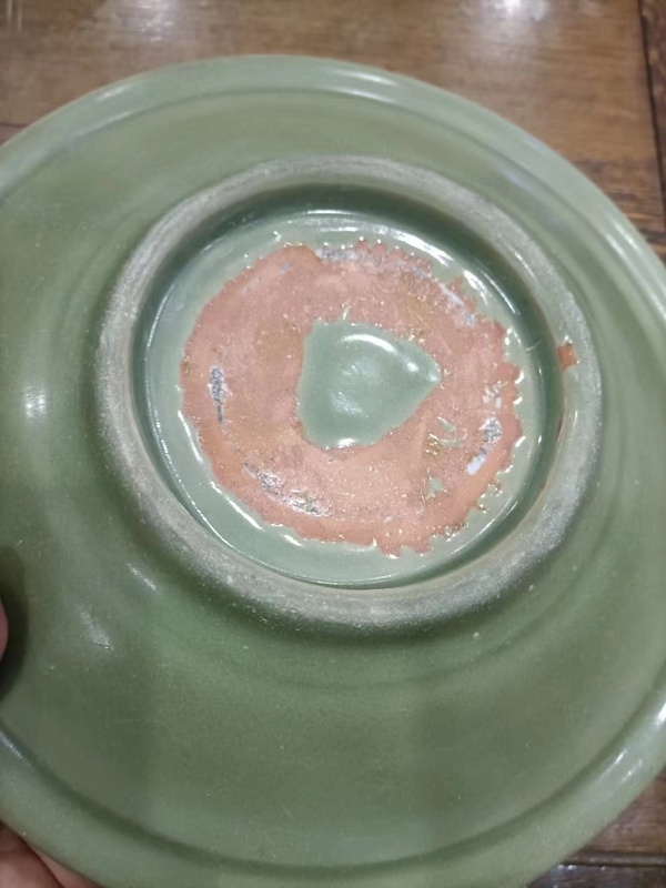 古玩陶瓷龍泉窯青釉盤拍賣,當前價格11500元