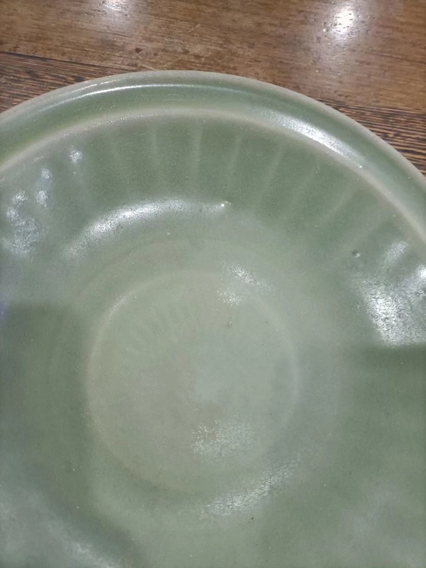 古玩陶瓷龍泉窯青釉盤拍賣,當前價格11500元