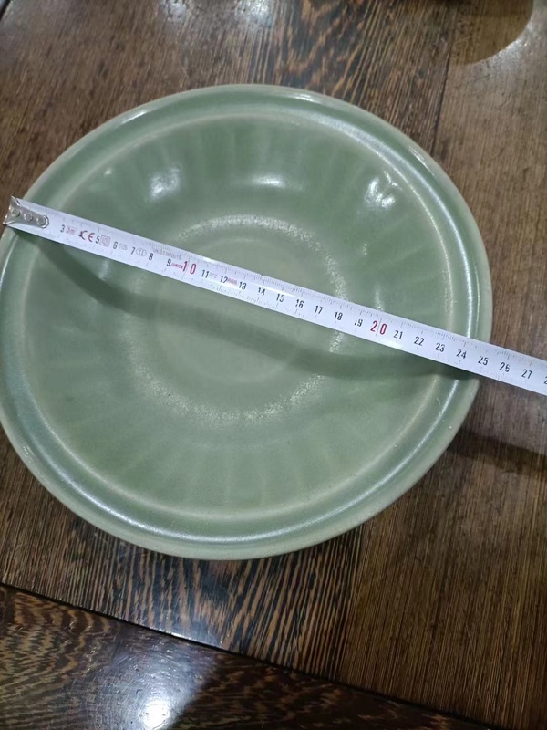 古玩陶瓷龍泉窯青釉盤拍賣,當前價格11500元