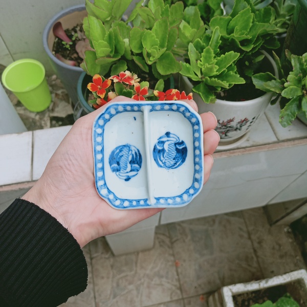 古玩陶瓷清代青花團(tuán)鳳紋筆舔拍賣,當(dāng)前價(jià)格580元