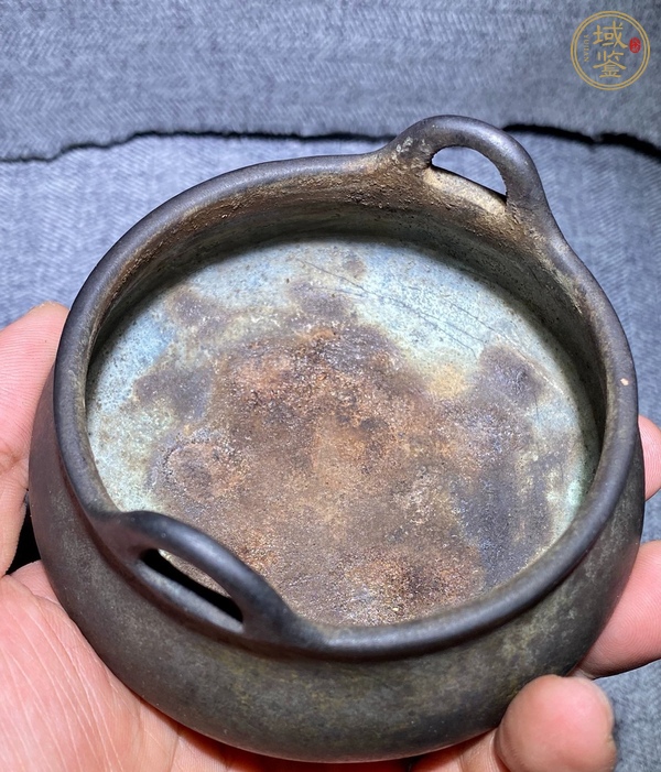 古玩銅器沖天耳爐真品鑒賞圖