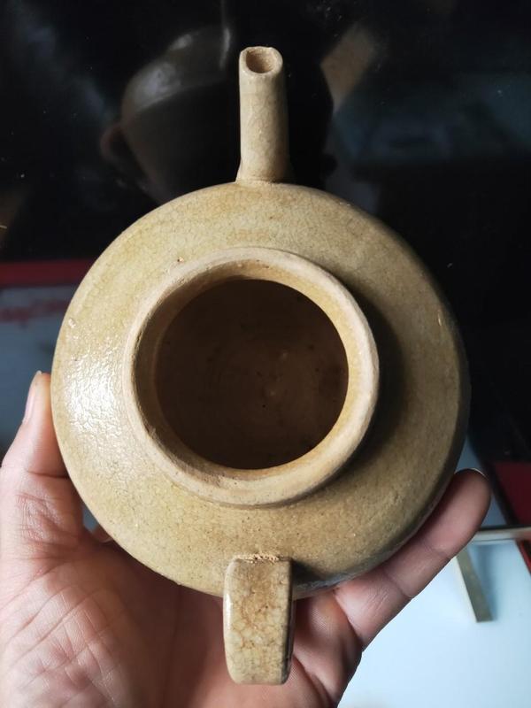 古玩陶瓷元明青釉執壺拍賣,當前價格1800元