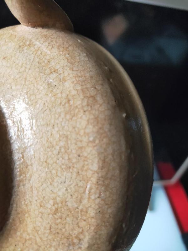 古玩陶瓷元明青釉執壺拍賣,當前價格1800元