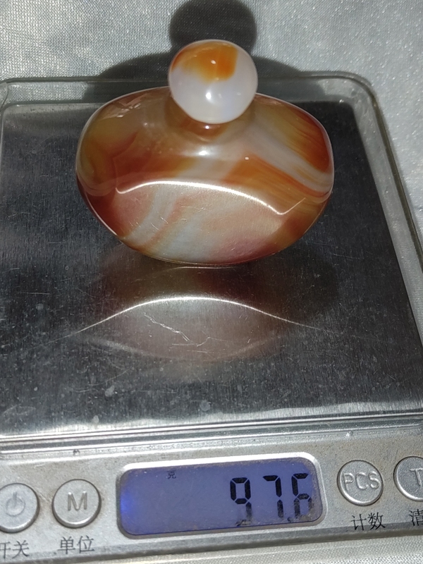 古玩雜項瑪瑙鼻煙壺拍賣,當前價格299元