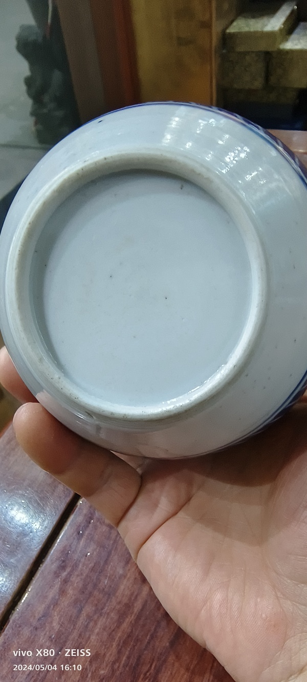 古玩陶瓷青花皮球花紋罐拍賣,當前價格5555元