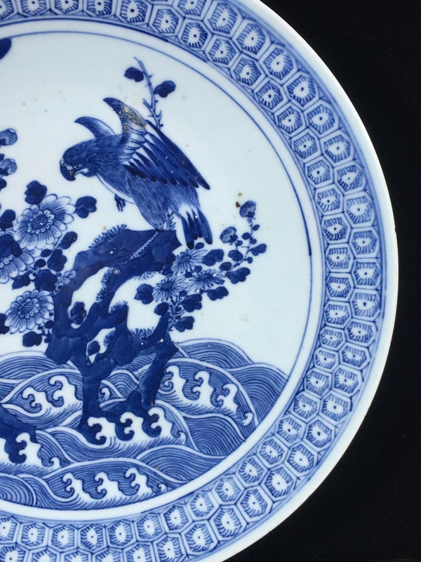 古玩陶瓷清代咸豐道光青花英雄獨立圖大盤(精品大尺寸)拍賣,當前價格20000元