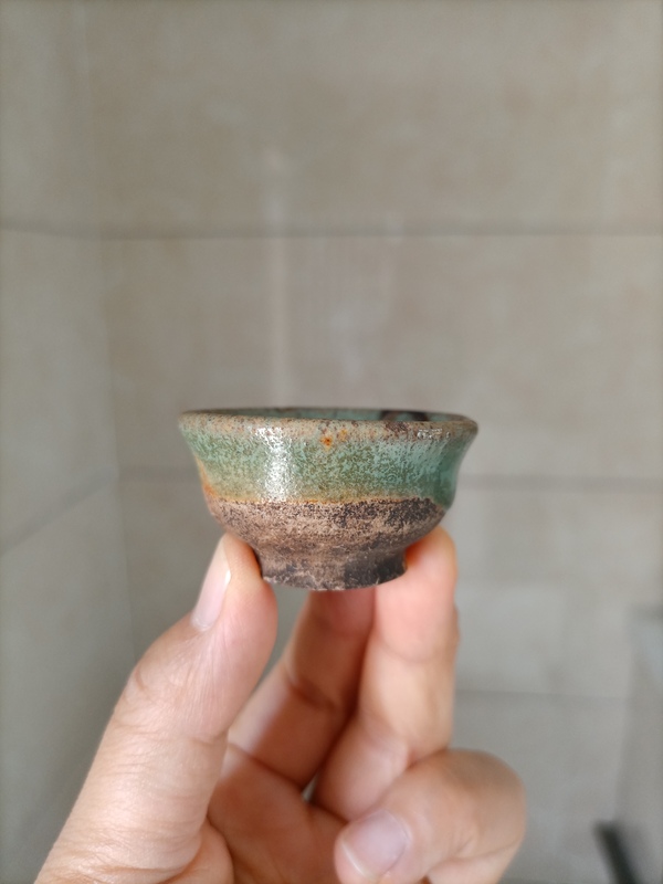 古玩陶瓷清.綠釉杯70元拍賣,當前價格70元
