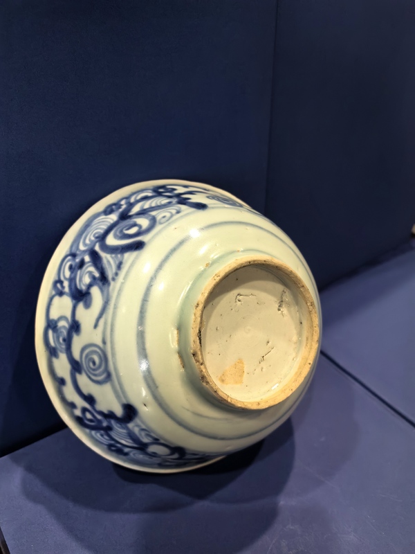 古玩陶瓷青花云氣紋茶碗拍賣,當前價格16800元