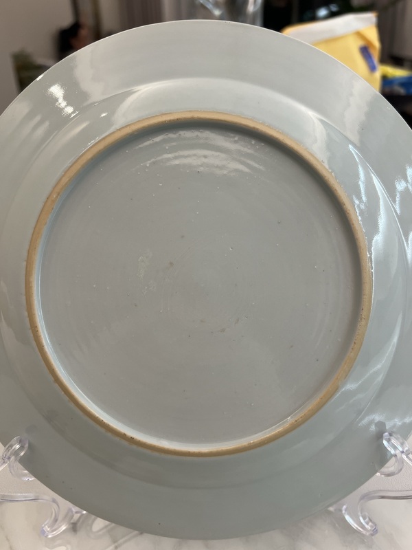 古玩陶瓷清·康熙/花鳥紋青花盤拍賣,當前價格3600元