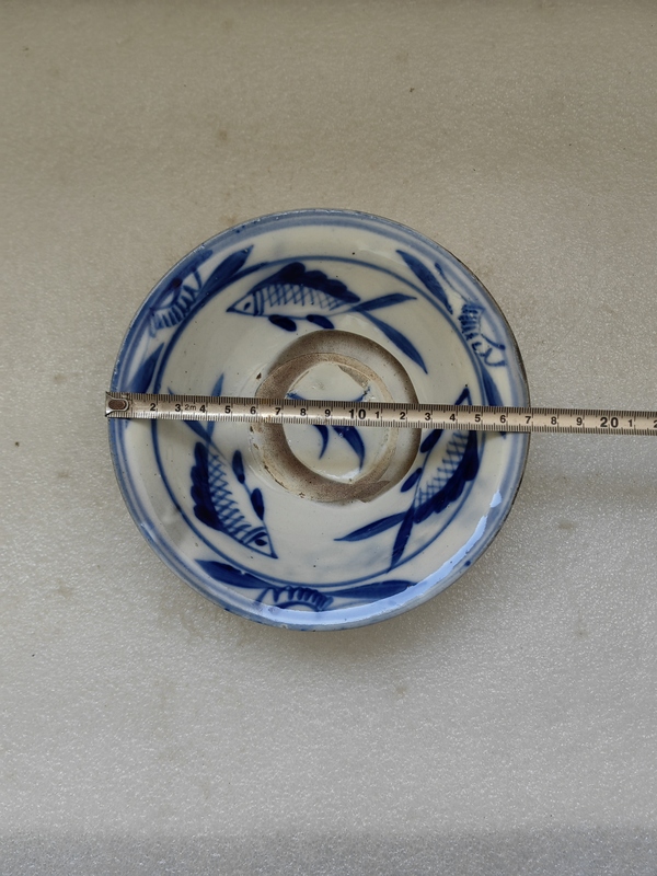 古玩陶瓷青花三魚花卉紋撇口碗拍賣,當(dāng)前價(jià)格480元