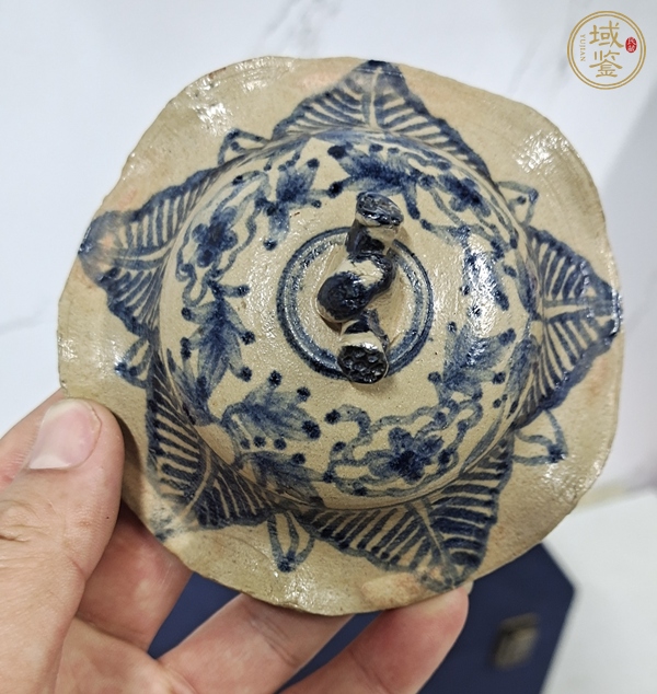 古玩陶瓷青花蓋罐真品鑒賞圖