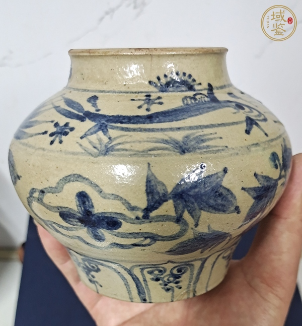 古玩陶瓷青花蓋罐真品鑒賞圖