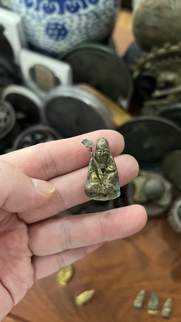 古玩雜項清代鎏金帽飾拍賣,當前價格299元