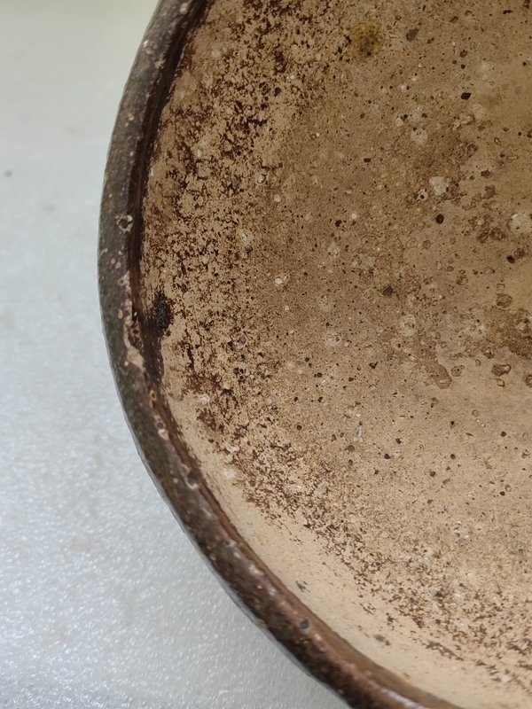 古玩陶瓷褐釉香爐拍賣,當前價格567元