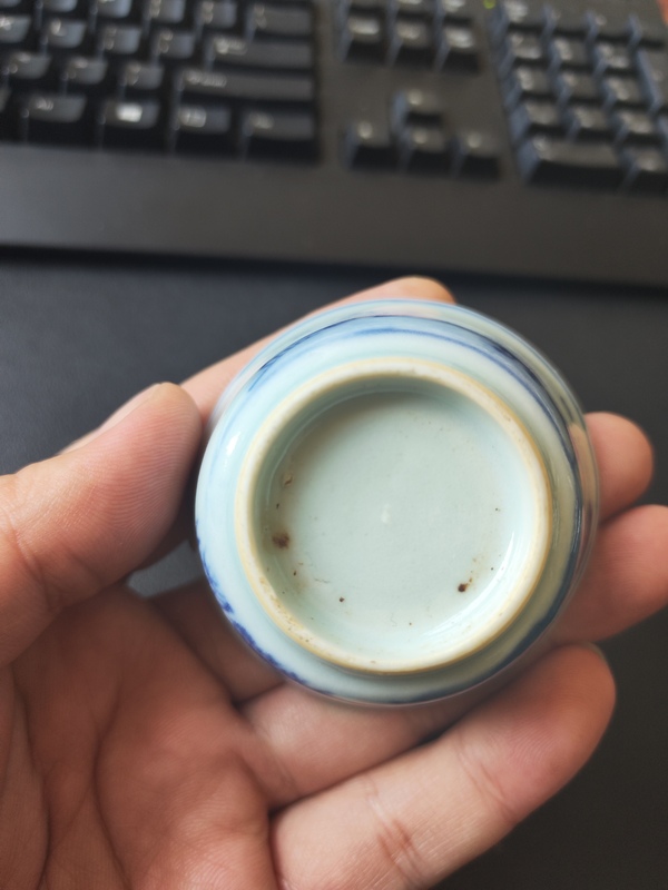 古玩陶瓷青花杯拍賣,當前價格2800元
