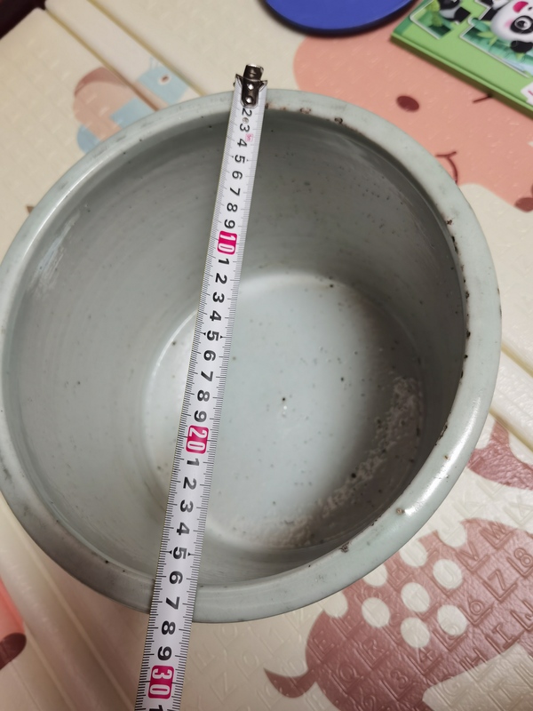 古玩陶瓷青釉暗刻花卉紋爐拍賣,當前價格12000元