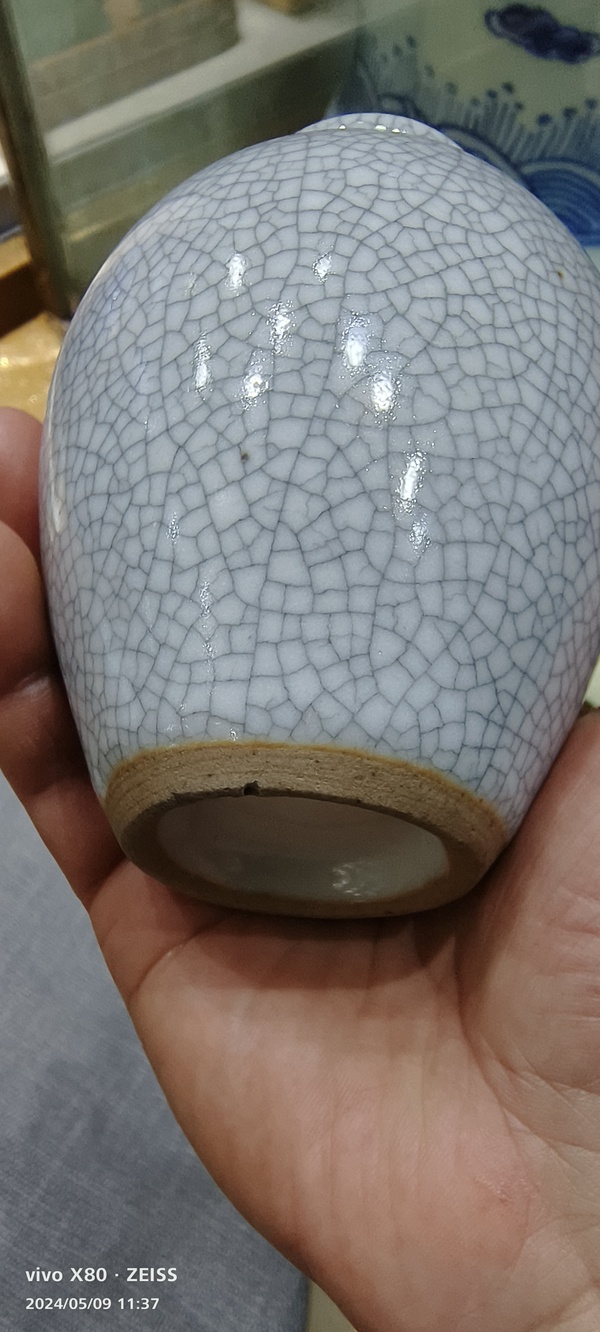 古玩陶瓷哥釉太白罐拍賣,當前價格12888元