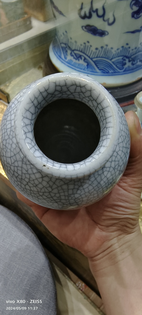 古玩陶瓷哥釉太白罐拍賣,當前價格12888元