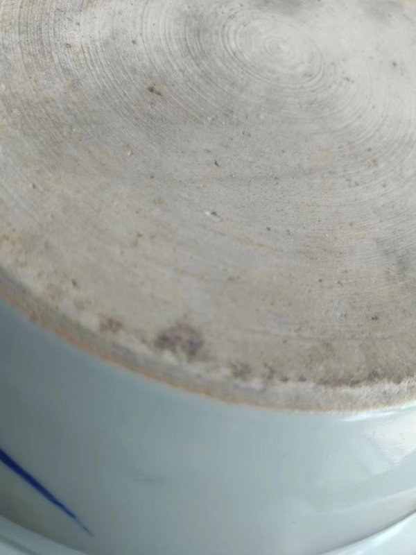 古玩陶瓷青花花卉凈手盆拍賣,當前價格1600元