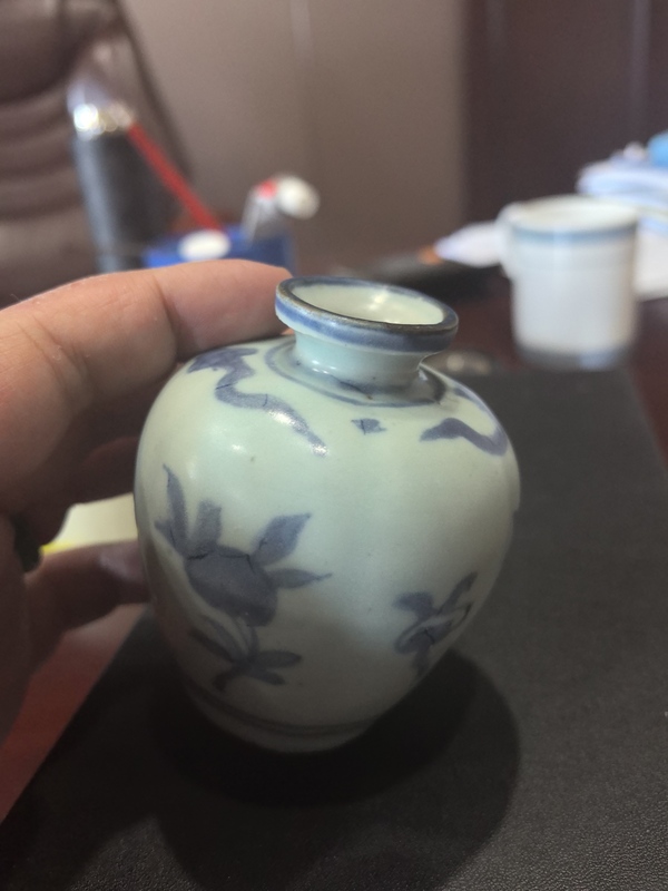 古玩陶瓷青花花卉紋水盂拍賣,當(dāng)前價(jià)格6800元