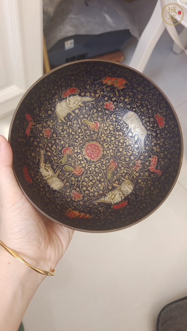 古玩雜項(xiàng)銅碗真品鑒賞圖