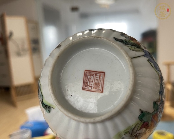 古玩陶瓷粉彩人物碗真品鑒賞圖