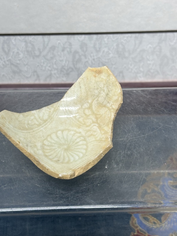 古玩陶瓷宋代暗刻影青碗底拍賣,當前價格69元
