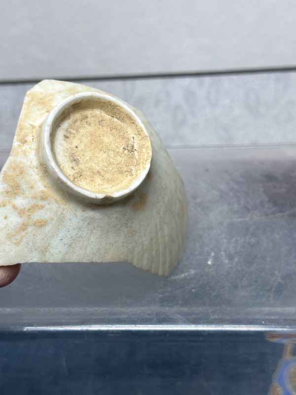 古玩陶瓷宋代暗刻影青碗底拍賣,當前價格69元