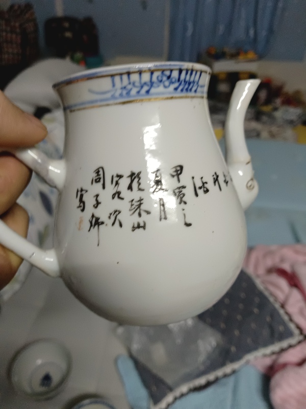 古玩陶瓷墨彩人物故事我茶壺拍賣，當(dāng)前價(jià)格1680元