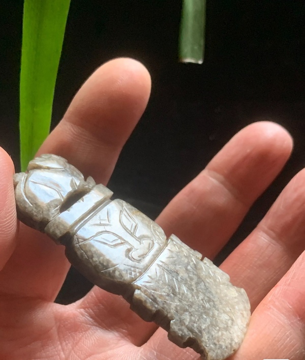 古玩玉器明代和田府上有壽拍賣,當前價格6800元