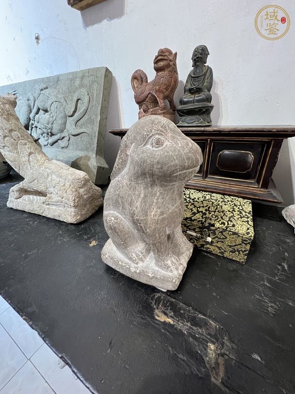 古玩雜項石兔真品鑒賞圖