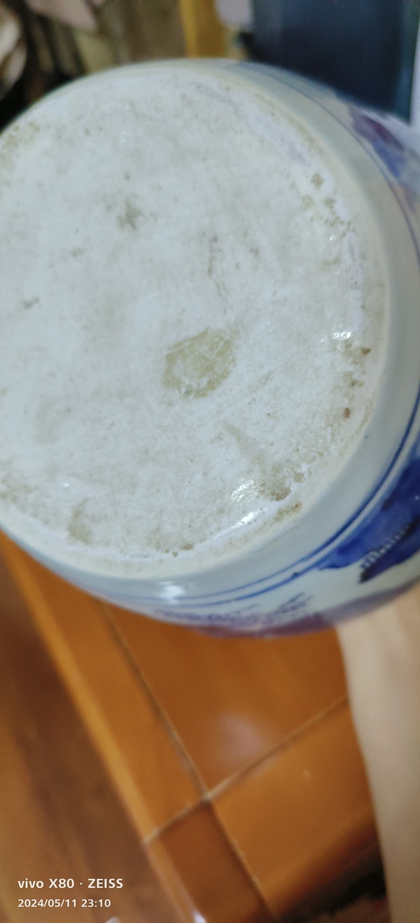古玩陶瓷青花麒麟巴蕉葉紋罐拍賣,當前價格66666元
