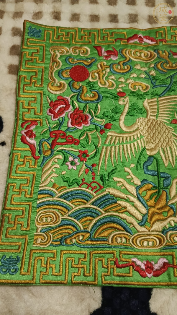 古玩雜項刺繡工藝品真品鑒賞圖