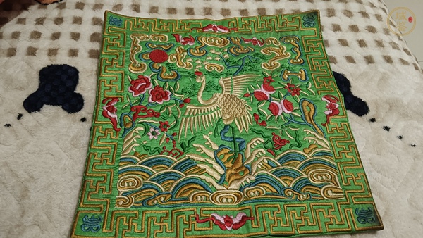 古玩雜項刺繡工藝品真品鑒賞圖